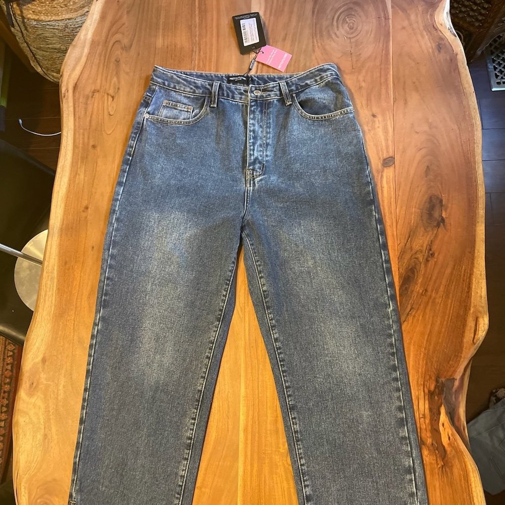 PLT Jeans Split Cuff Size 14, Short